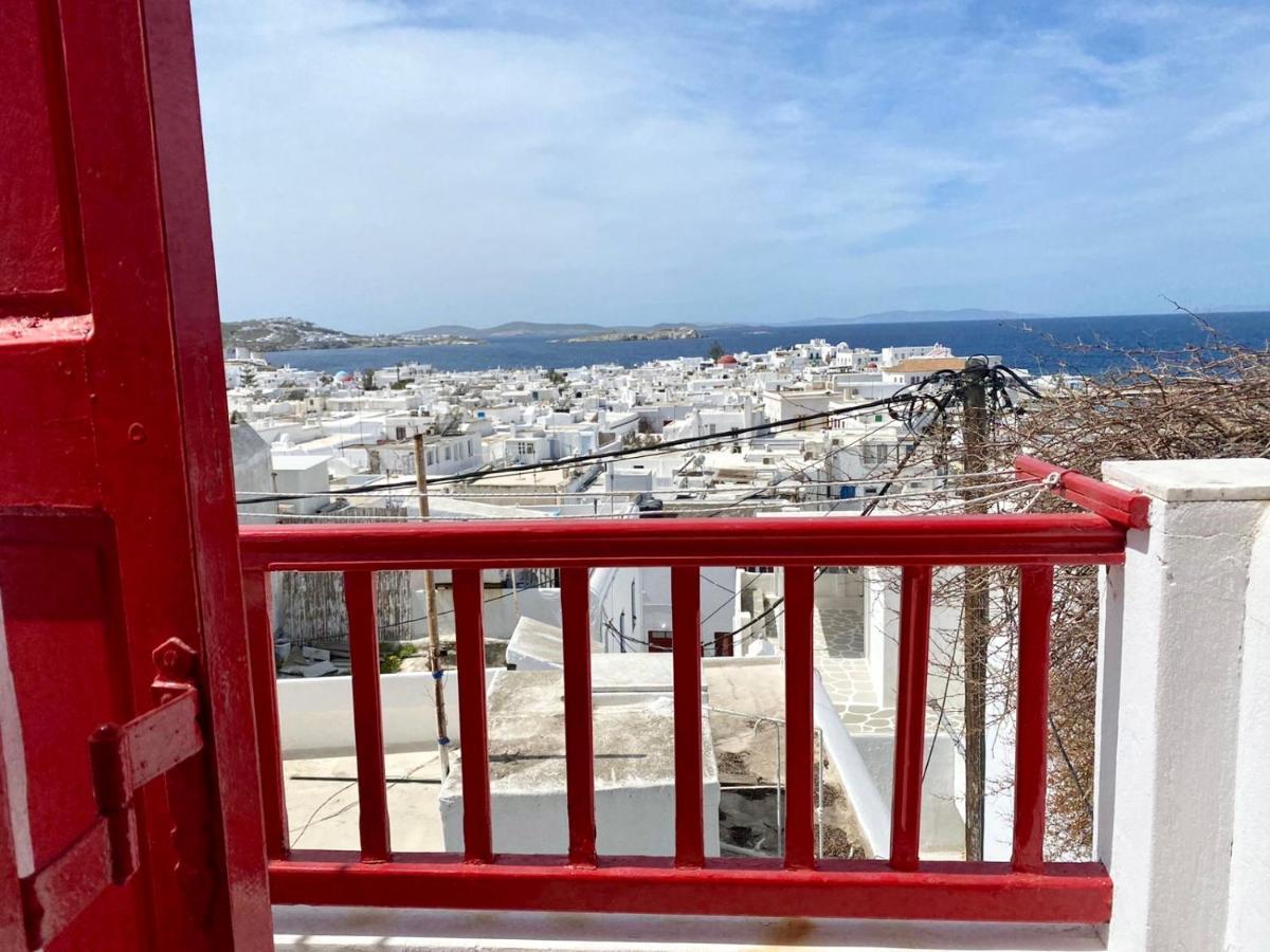 Elenitas Town House With Balcony And Sea View Apartment Mykonos Town Luaran gambar