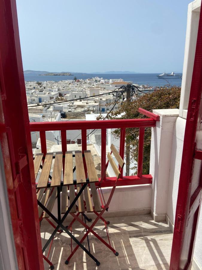 Elenitas Town House With Balcony And Sea View Apartment Mykonos Town Luaran gambar