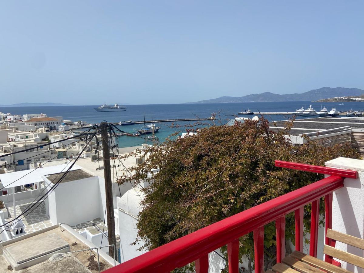 Elenitas Town House With Balcony And Sea View Apartment Mykonos Town Luaran gambar