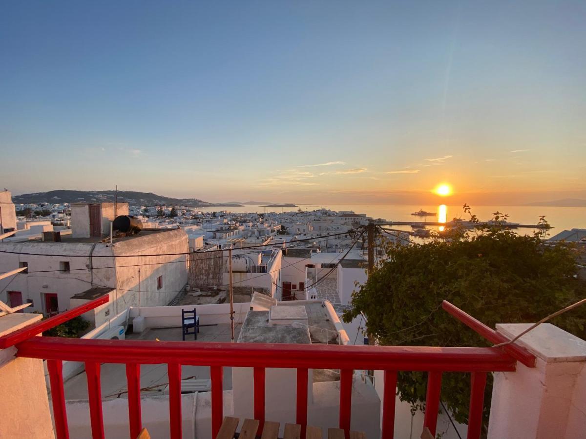 Elenitas Town House With Balcony And Sea View Apartment Mykonos Town Luaran gambar