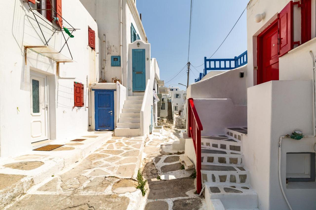 Elenitas Town House With Balcony And Sea View Apartment Mykonos Town Luaran gambar